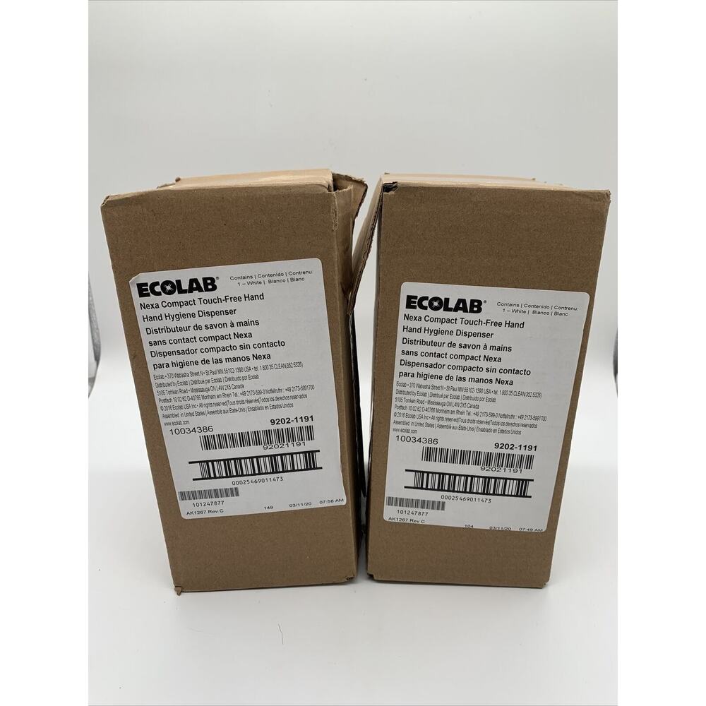 Ecolab Nexa Compact Touch Free Hand Hygiene Soap Dispenser White 2 - Picture 4 of 5